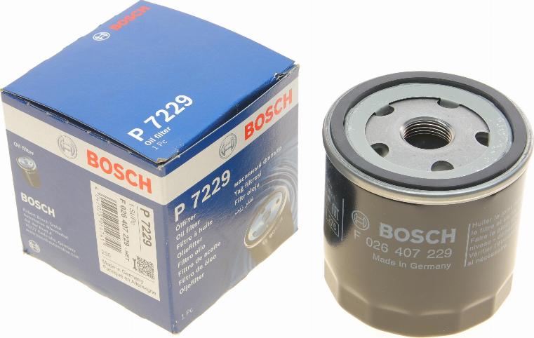 BOSCH F 026 407 229 - Eļļas filtrs ps1.lv