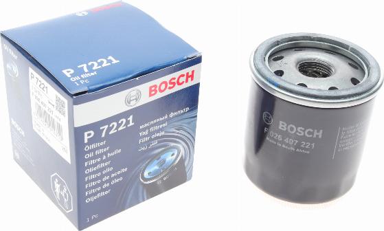 BOSCH F 026 407 221 - Eļļas filtrs ps1.lv