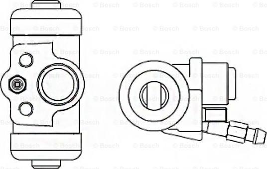 BOSCH F 026 002 360 - Riteņa bremžu cilindrs ps1.lv