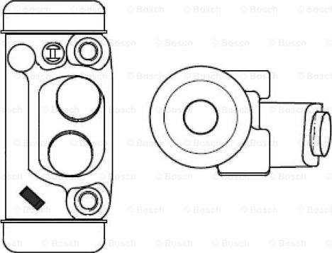 BOSCH F 026 002 383 - Riteņa bremžu cilindrs ps1.lv