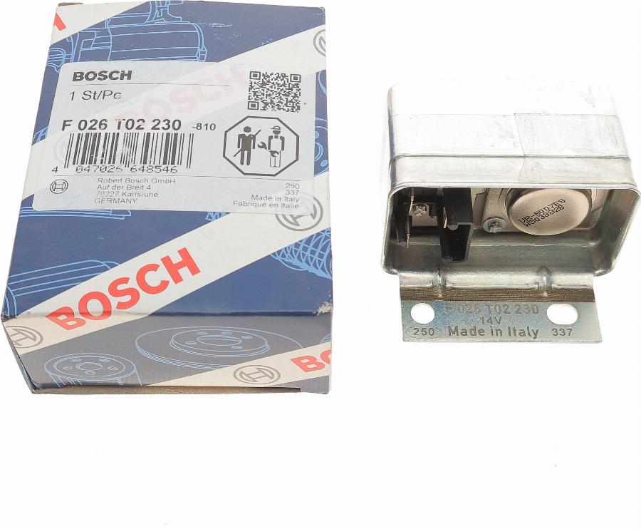 BOSCH F 026 T02 230 - Ģeneratora sprieguma regulators ps1.lv