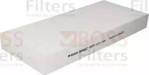 BOSS FILTERS BS02-014 - Filtrs, Salona telpas gaiss ps1.lv