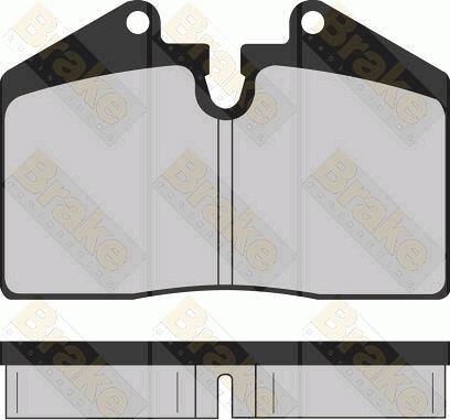 Brake Engineering PA914 - Bremžu uzliku kompl., Disku bremzes ps1.lv