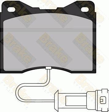 Brake Engineering PA485 - Bremžu uzliku kompl., Disku bremzes ps1.lv