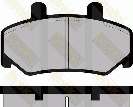 Brake Engineering PA557 - Bremžu uzliku kompl., Disku bremzes ps1.lv