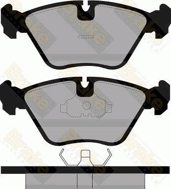 Brake Engineering PA528 - Bremžu uzliku kompl., Disku bremzes ps1.lv