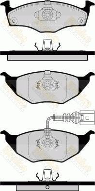 Brake Engineering PA1479 - Bremžu uzliku kompl., Disku bremzes ps1.lv