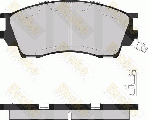 Brake Engineering PA1085 - Bremžu uzliku kompl., Disku bremzes ps1.lv