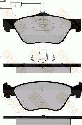 FIAT 0009947935 - Bremžu uzliku kompl., Disku bremzes ps1.lv