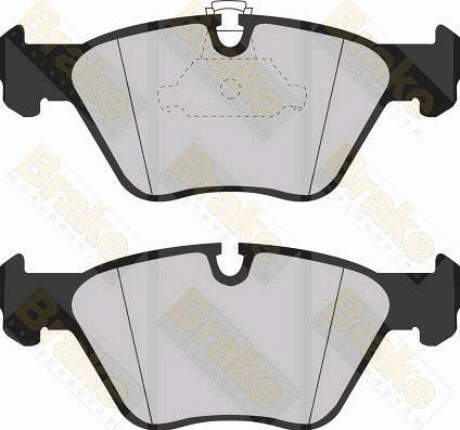 Brake Engineering PA1121 - Bremžu uzliku kompl., Disku bremzes ps1.lv