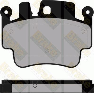 Brake Engineering PA1850 - Bremžu uzliku kompl., Disku bremzes ps1.lv