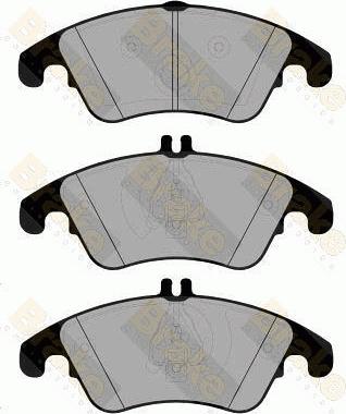 Brake Engineering PA1803 - Bremžu uzliku kompl., Disku bremzes ps1.lv