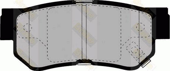 Brake Engineering PA1348 - Bremžu uzliku kompl., Disku bremzes ps1.lv