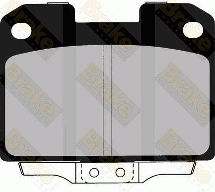 Brake Engineering PA1372 - Bremžu uzliku kompl., Disku bremzes ps1.lv