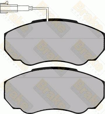 Brake Engineering PA1285 - Bremžu uzliku kompl., Disku bremzes ps1.lv