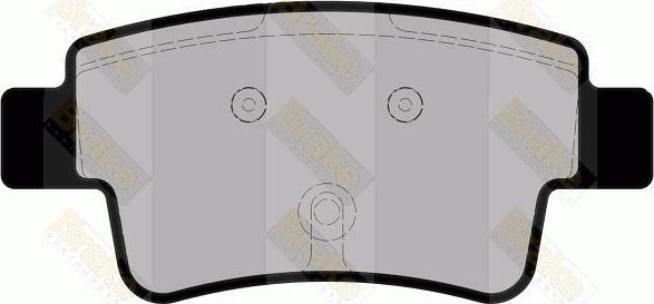 Brake Engineering PA1768 - Bremžu uzliku kompl., Disku bremzes ps1.lv