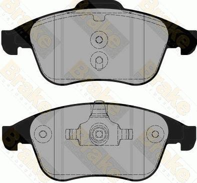 Brake Engineering PA1776 - Bremžu uzliku kompl., Disku bremzes ps1.lv