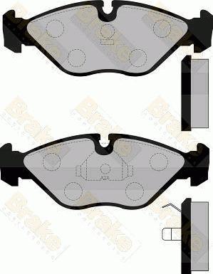 Brake Engineering PA818 - Bremžu uzliku kompl., Disku bremzes ps1.lv