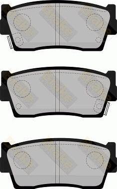 Brake Engineering PA826 - Bremžu uzliku kompl., Disku bremzes ps1.lv