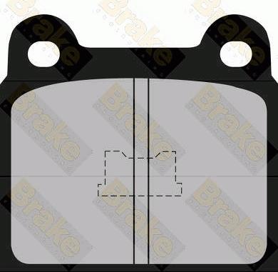 Brake Engineering PA305 - Bremžu uzliku kompl., Disku bremzes ps1.lv