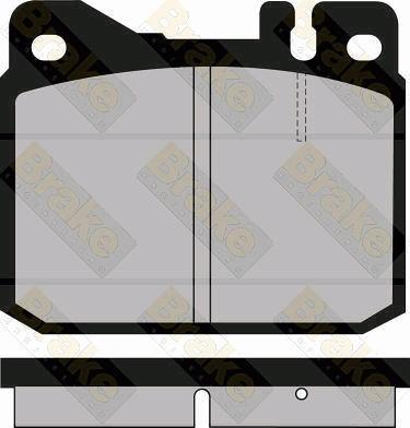 Brake Engineering PA379 - Bremžu uzliku kompl., Disku bremzes ps1.lv