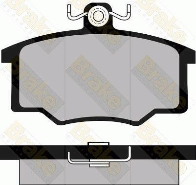 Brake Engineering PA296 - Bremžu uzliku kompl., Disku bremzes ps1.lv