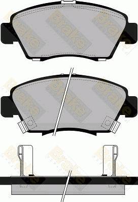 BENDIX 572340 - Bremžu uzliku kompl., Disku bremzes ps1.lv