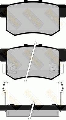 Brake Engineering PA738 - Bremžu uzliku kompl., Disku bremzes ps1.lv