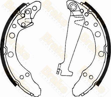 Brake Engineering SH1092 - Bremžu loku komplekts ps1.lv