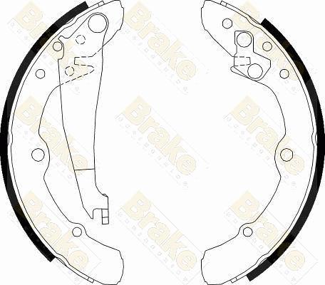 Brake Engineering SH1113 - Bremžu loku komplekts ps1.lv