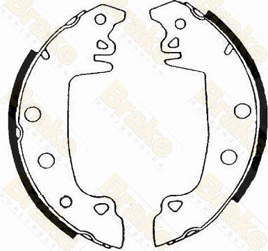 Brake Engineering SH1176 - Bremžu loku komplekts ps1.lv