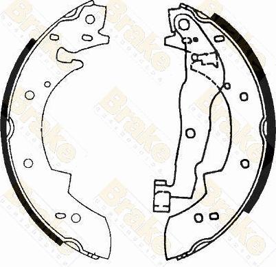 Brake Engineering SH1177 - Bremžu loku komplekts ps1.lv