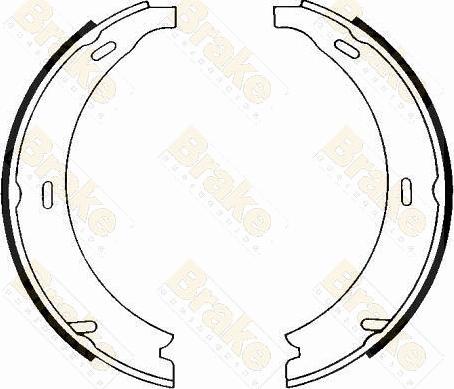 Brake Engineering SH1208 - Bremžu loku kompl., Stāvbremze ps1.lv