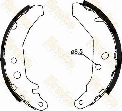 Brake Engineering SH1279 - Bremžu loku komplekts ps1.lv