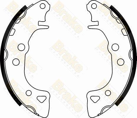 Brake Engineering SH1271 - Bremžu loku komplekts ps1.lv