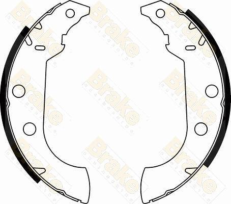 Brake Engineering SH1272 - Bremžu loku komplekts ps1.lv