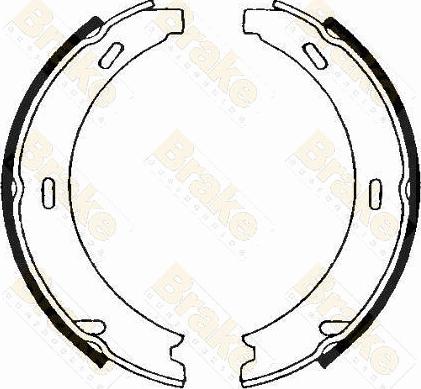 Brake Engineering SH2491 - Bremžu loku kompl., Stāvbremze ps1.lv