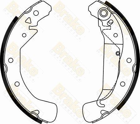 Brake Engineering SH2497 - Bremžu loku komplekts ps1.lv