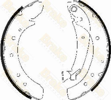 Brake Engineering SH2469 - Bremžu loku komplekts ps1.lv