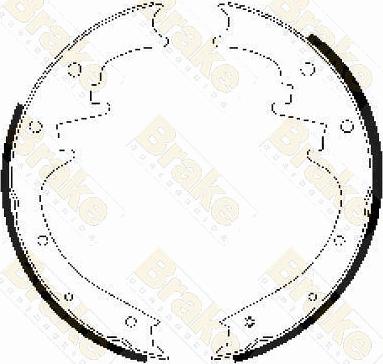 Brake Engineering SH2479 - Bremžu loku komplekts ps1.lv