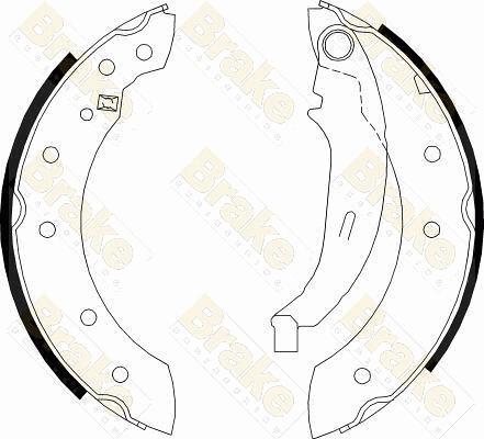 Brake Engineering SH2474 - Bremžu loku komplekts ps1.lv