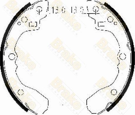 Brake Engineering SH2471 - Bremžu loku komplekts ps1.lv