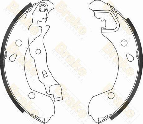 Brake Engineering SH2594 - Bremžu loku komplekts ps1.lv