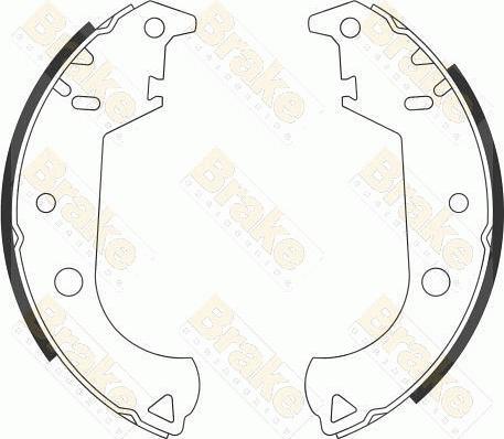 Brake Engineering SH2596 - Bremžu loku komplekts ps1.lv