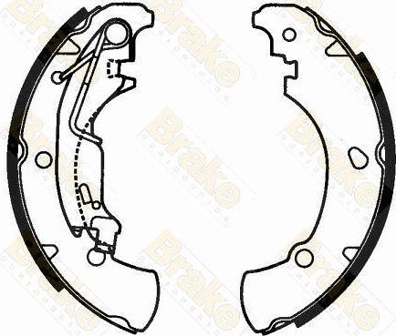 Brake Engineering SH2597 - Bremžu loku komplekts ps1.lv