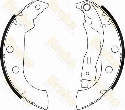 Brake Engineering SH2540 - Bremžu loku komplekts ps1.lv