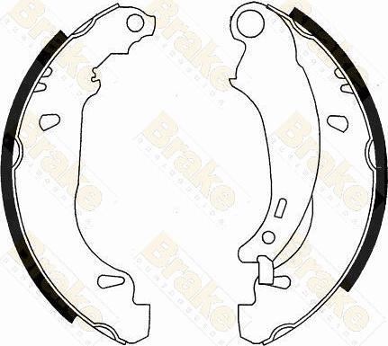 Brake Engineering SH2541 - Bremžu loku komplekts ps1.lv