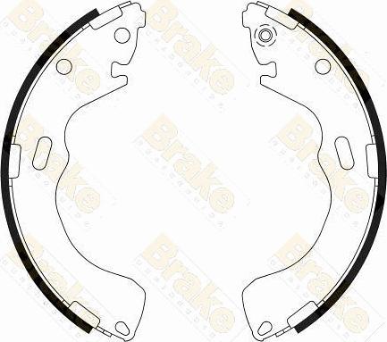 Brake Engineering SH2551 - Bremžu loku komplekts ps1.lv