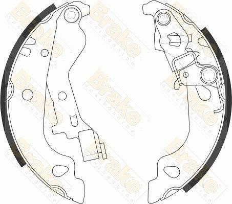 Brake Engineering SH2558 - Bremžu loku komplekts ps1.lv