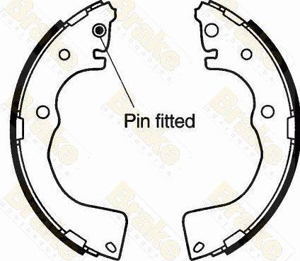 Brake Engineering SH2563 - Bremžu loku komplekts ps1.lv